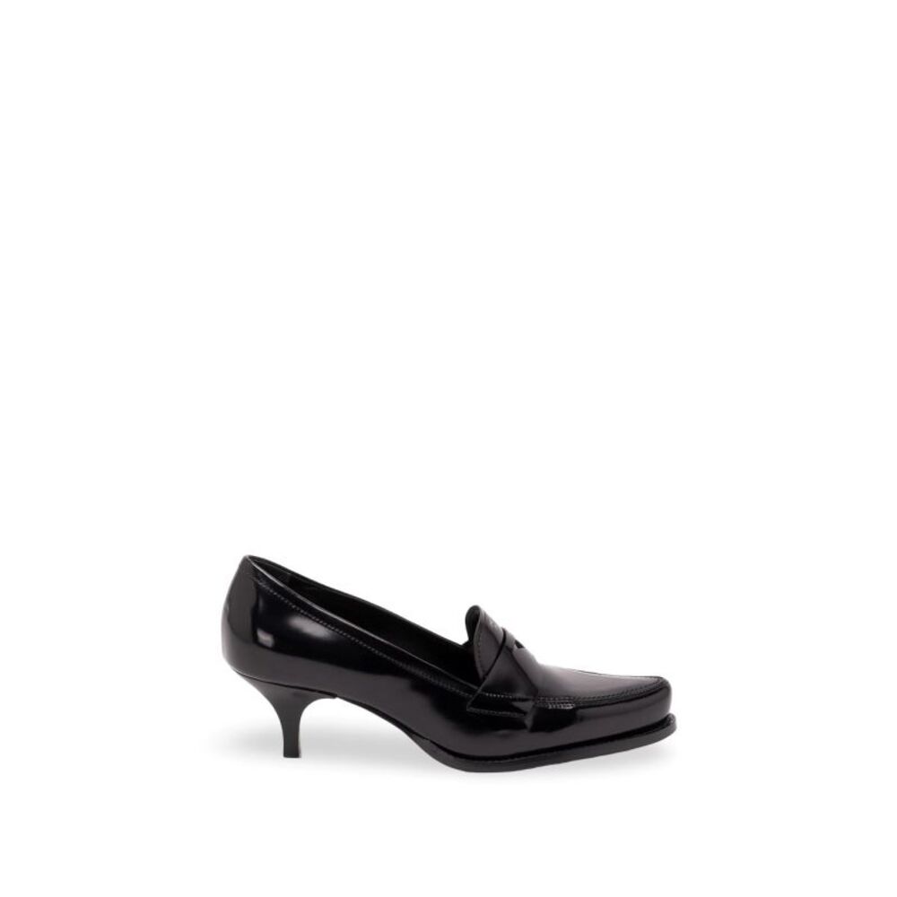 Prada Women Brushed Leather Loafers
